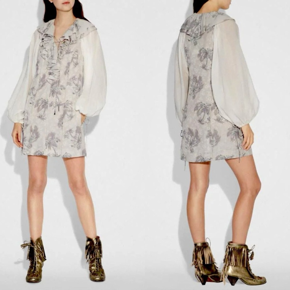 Coach Palm Tree Mini Dress NWT